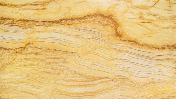Goldene Macaubas-Quarzitplatten für Arbeitsplatten